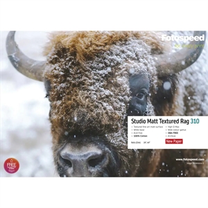 Fotospeed Studio Matt Textured Rag 310 - 24" x 15 meter
